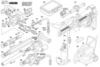 Bosch 0 601 189 603 Gdb 1600 We Diamond Drilling Machine 230 V / Eu Spare Parts